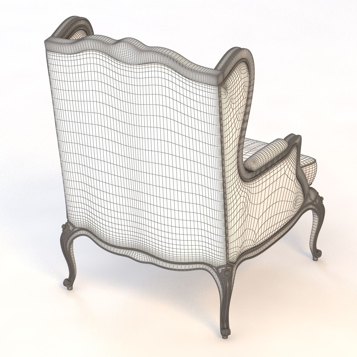 SOFA CỔ ĐIỂN LOUIS 15 - Louis XV Style Gilded Wing Chair